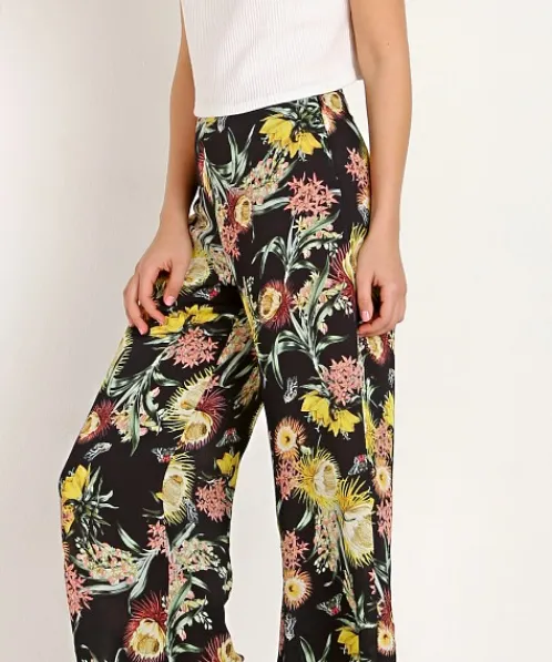 LACAUSA Pants>Petal Trousers Garden Floral