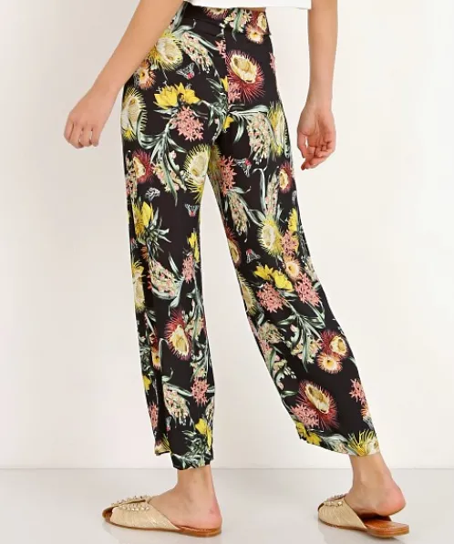LACAUSA Pants>Petal Trousers Garden Floral