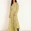 LACAUSA Dresses>Sparrow Dress Buttermilk