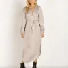LACAUSA Dresses>Veronica Dress Oatmeal