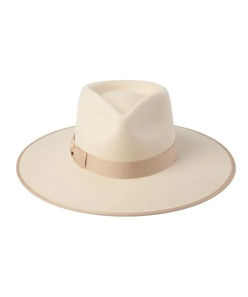 Lack of Color Accessories>Ivory Rancher Fedora Hat