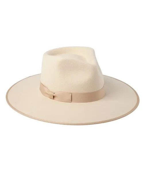 Lack of Color Accessories>Ivory Rancher Fedora Hat