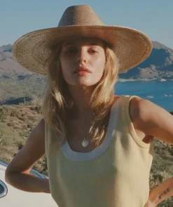 Lack of Color Accessories>Western Wide Palma Hat Natural Brown