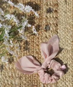 Largo Drive Accessories>Pink Silky Scrunchie