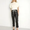 LBLC Pants>Jen Vegan Leather Trouser Black