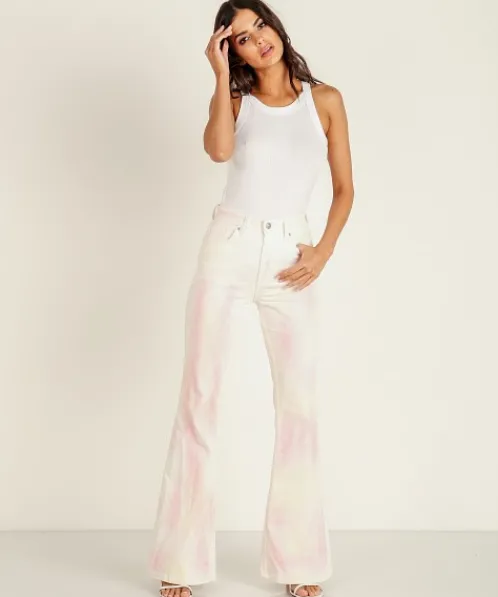 Lee Pants>High Rise Flare Tie Dye High