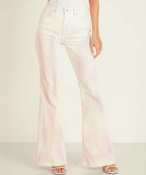 Lee Pants>High Rise Flare Tie Dye High