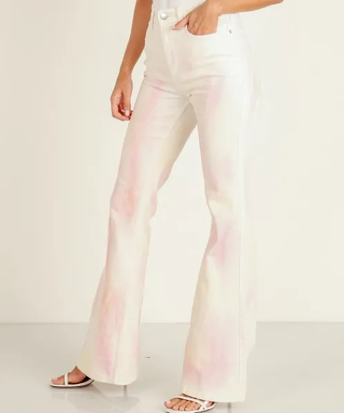 Lee Pants>High Rise Flare Tie Dye High