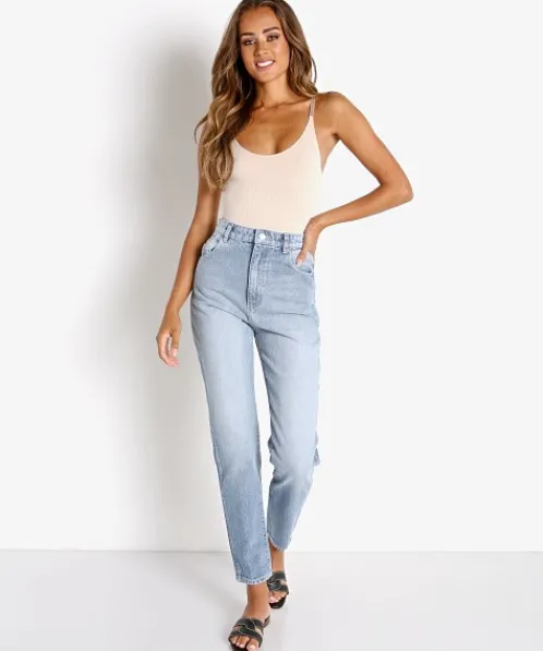 Les Girls Les Boy Bodysuits | Tops>s Bamboo Rib Body Nude