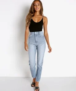 Les Girls Les Boy Bodysuits | Tops>s Bamboo Rib Body Black