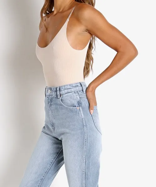 Les Girls Les Boy Bodysuits | Tops>s Bamboo Rib Body Nude