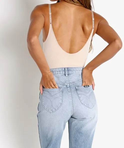 Les Girls Les Boy Bodysuits | Tops>s Bamboo Rib Body Nude