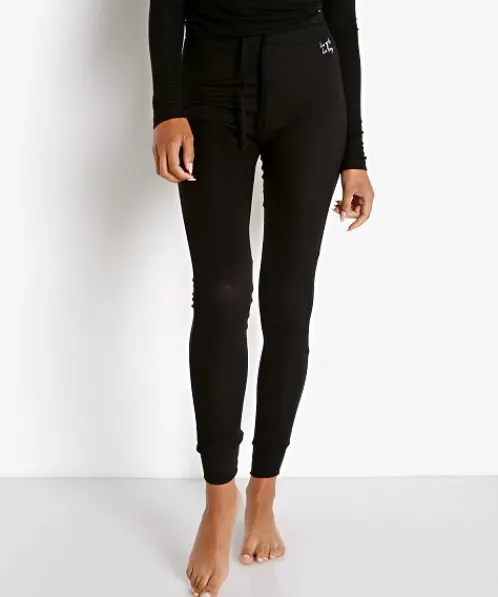 Les Girls Les Boy Pants>s Fine Rib Lounge Pant Black