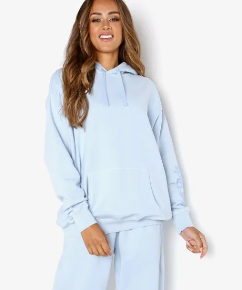 Les Girls Les Boy Knits>s Ultimate Fit Hoodie Cashmere Blue