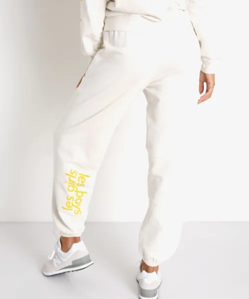 Les Girls Les Boy Pants>s Ultimate Fit Loose Jogger Vaporous Grey