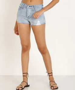 Levi's Shorts>501 High Rise Short LMC Slad Bleached