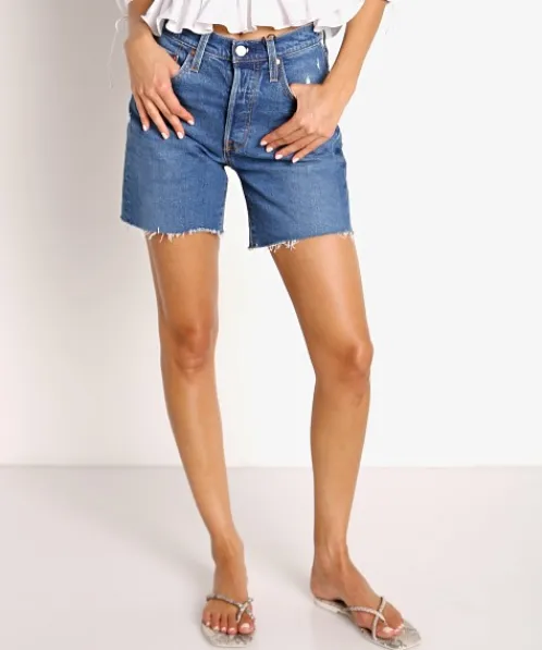 Levi's Shorts>501 Mid Thigh Short Charleston Picks