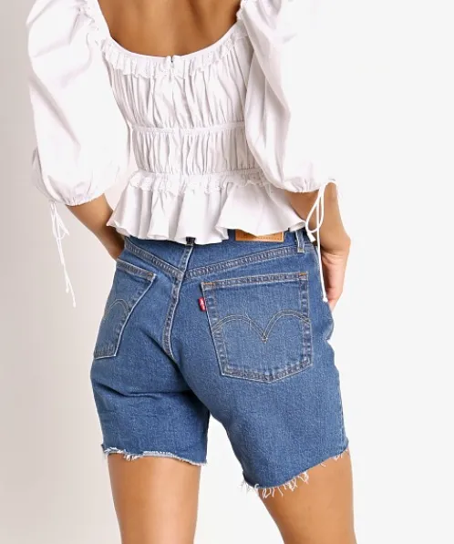 Levi's Shorts>501 Mid Thigh Short Charleston Picks