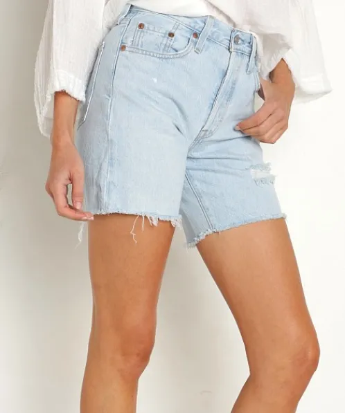 Levi's Shorts>501 Mid Thigh Short Luxor Focus