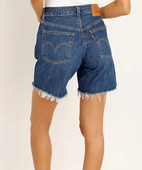 Levi's Shorts>501 Mid Thigh Short Sansome Nights