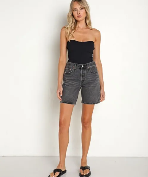 Levi's Shorts>501 90's Shot Black Worn
