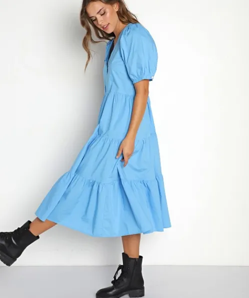 Levi's Dresses>Eileen Midi Dress Bonnie Blue Boonie Blue