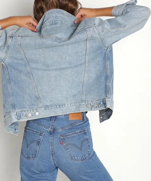 Levi's Jackets>Ex-Boyfriend Denim Trucker Jacket For Real