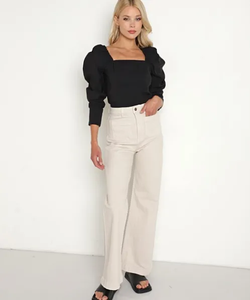 Levi's Tops>Junie Mutton Long Sleeve Blouse Caviar