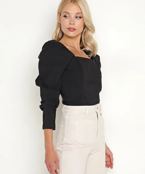 Levi's Tops>Junie Mutton Long Sleeve Blouse Caviar