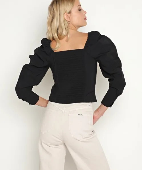 Levi's Tops>Junie Mutton Long Sleeve Blouse Caviar