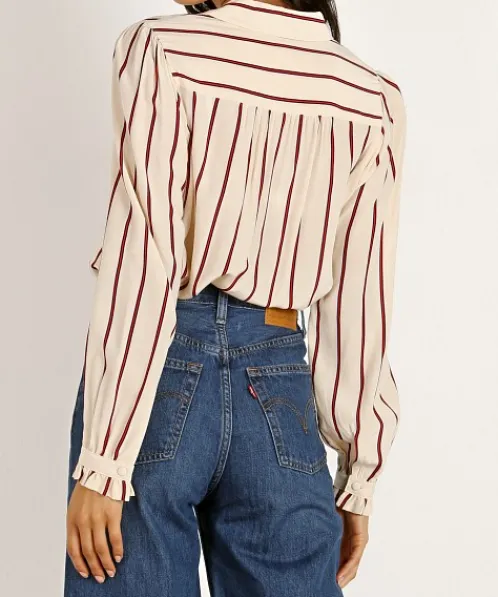 Levi's Tops>Marcey Top Split Rock Stripe Sandshell