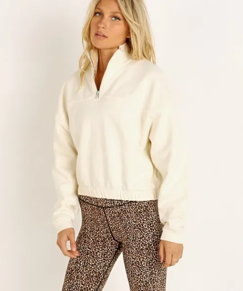 Levi's Knits>Pom Quarter Zip Sweater Tofu