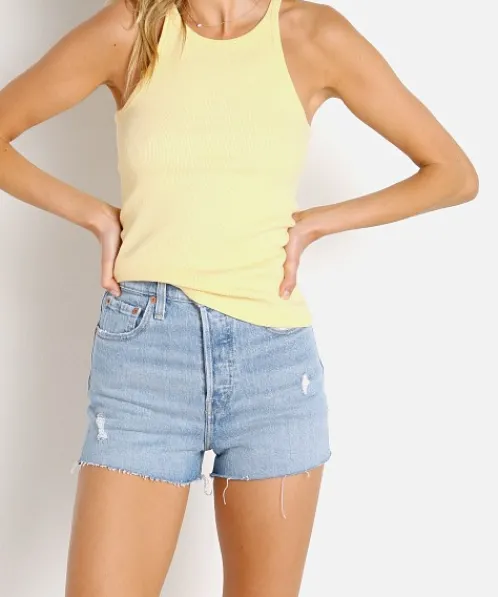 Levi's Shorts>Ribcage Short Tango Beach