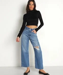 Levi's Pants>Ribcage Straight Ankle Noe High
