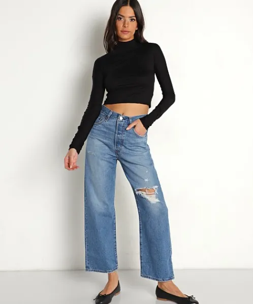 Levi's Pants>Ribcage Straight Ankle Noe High