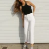 Levi's Pants>Ribcage Straight Ankle Jeans Cloud Over