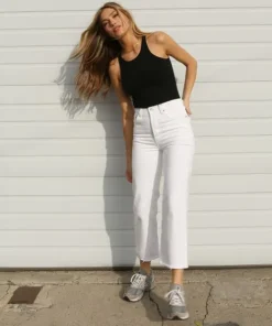 Levi's Pants>Ribcage Straight Ankle Jeans Cloud Over