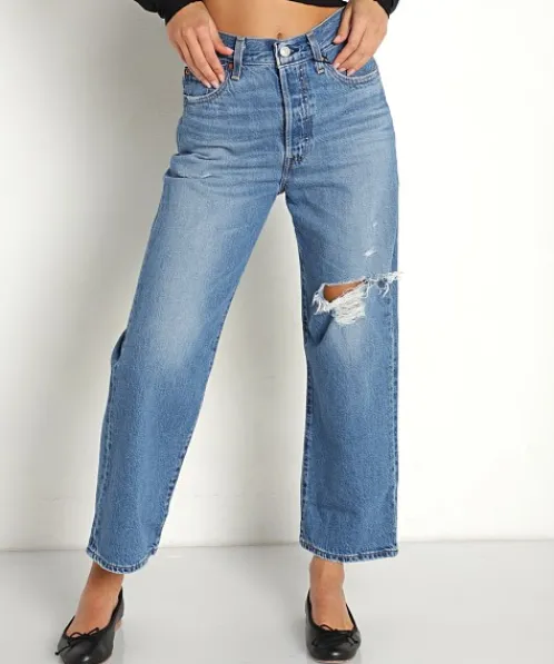 Levi's Pants>Ribcage Straight Ankle Noe High