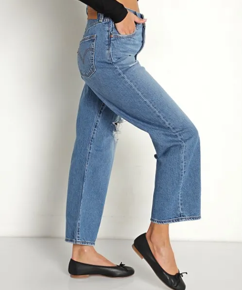 Levi's Pants>Ribcage Straight Ankle Noe High
