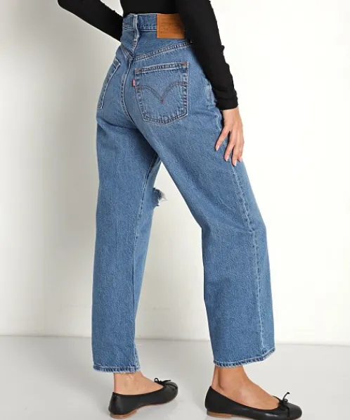 Levi's Pants>Ribcage Straight Ankle Noe High