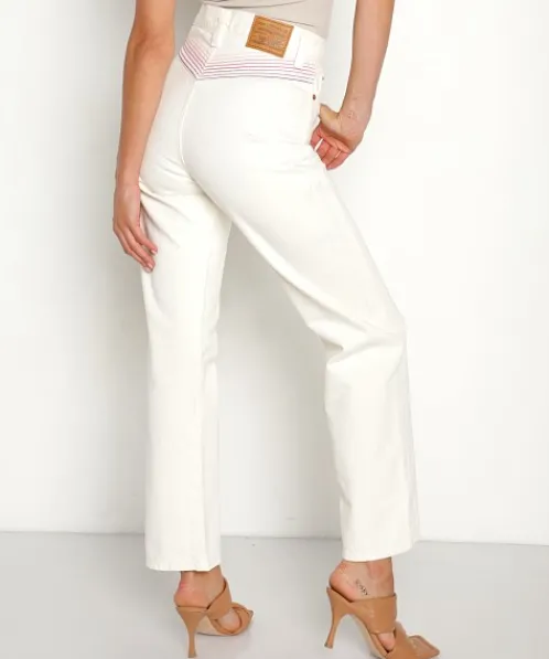 Levi's Pants>Ribcage Straight Ankle Chasing Rainbows