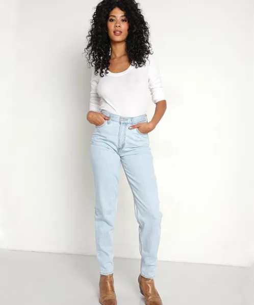Levi's Pants>80's Mom Jean Light Indigo Stone Wash