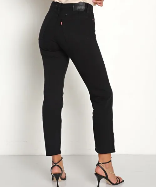 Levi's Pants>Wedgie Straight Jeans Black Heart