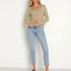 Line & Dot Tops>Line & Dot Kendall Sweater Long Sleeve Top Natural