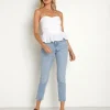 Line & Dot Tops>Line & Dot Sammi Top White