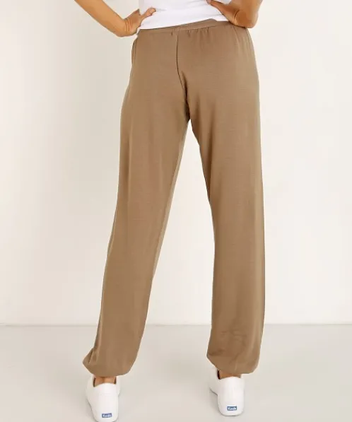 LNA Clothing Pants>Brushed Terry Sweat Taupe