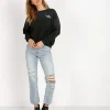 LNA Clothing Knits>Change of Heart Sweatshirt Black