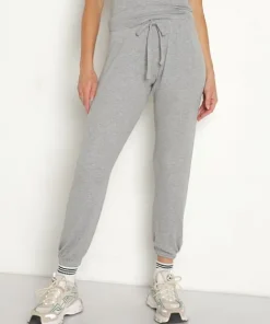 LNA Clothing Pants>Core Ribbed Jogger Heather Grey