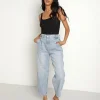 LNA Clothing Bodysuits>Essential Scoop Tank Bodysuit Black