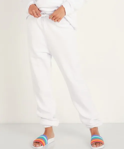 LNA Clothing Pants>Logo Sweatpants White